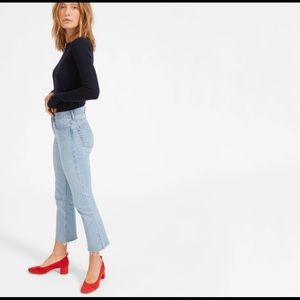 Everlane Kick Crop Flare Jean